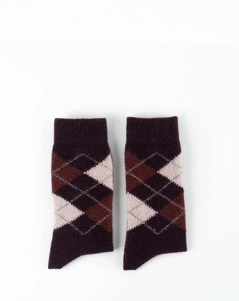 Socken VICTORIA 9126041 granatrot
