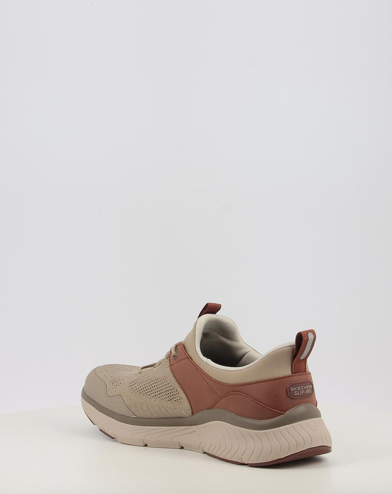 Sneaker SKECHERS SLIP-INS RELAXED FIT: ARCH CROS 205340 taupe
