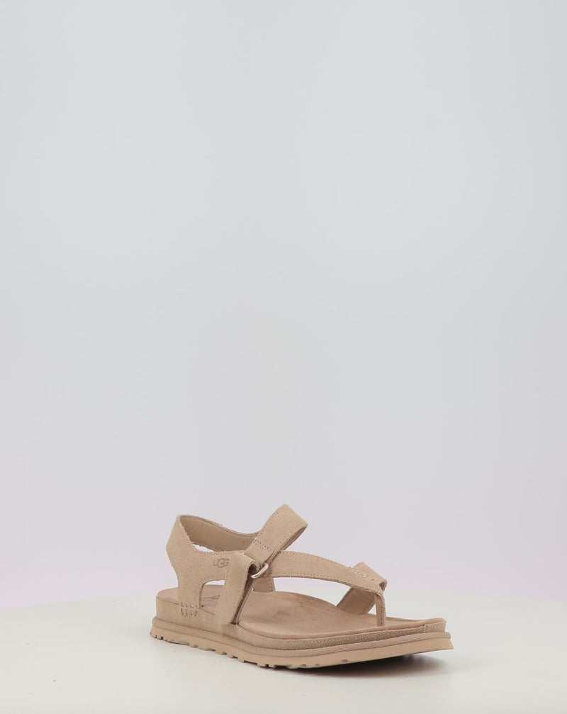 Sandalen UGG GOLDENGAZE TOE POST beige