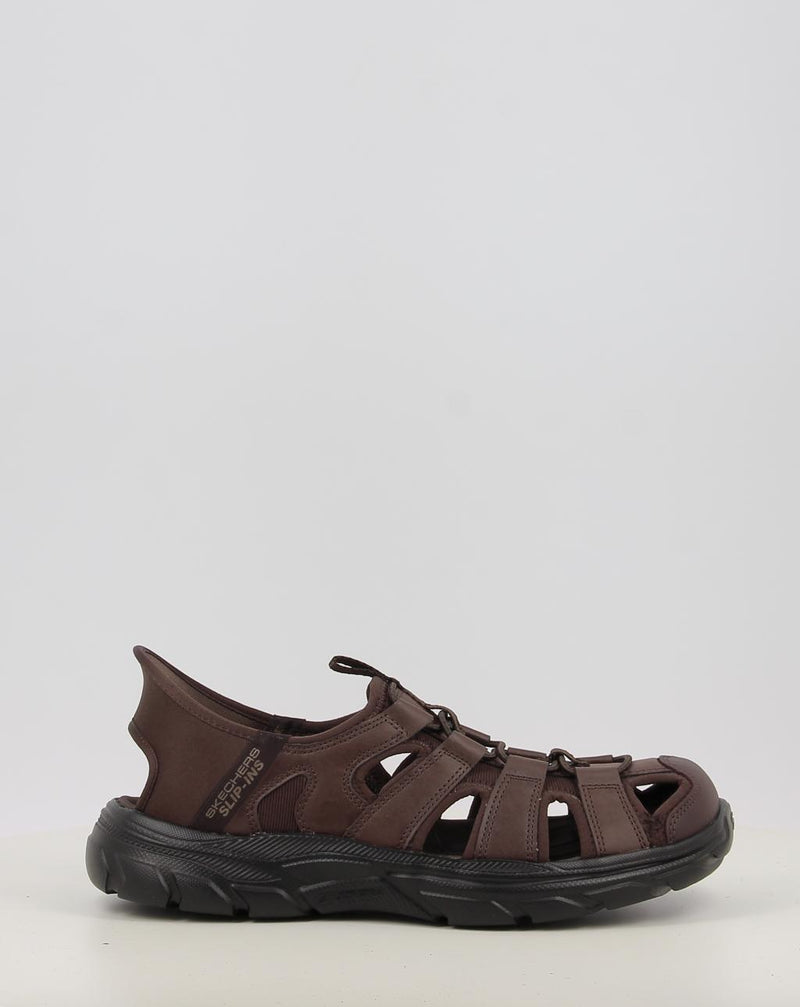 Sandalen SKECHERS SLIP-INS: REVOLTED - VARTAN 205182 braun