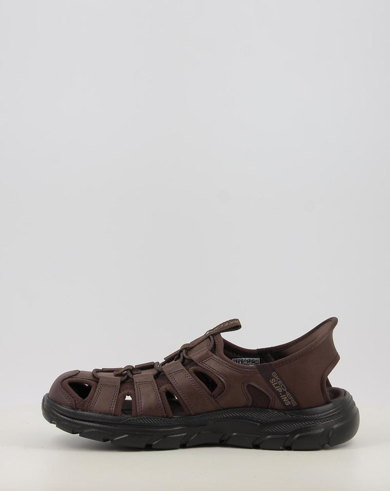 Sandalen SKECHERS SLIP-INS: REVOLTED - VARTAN 205182 braun