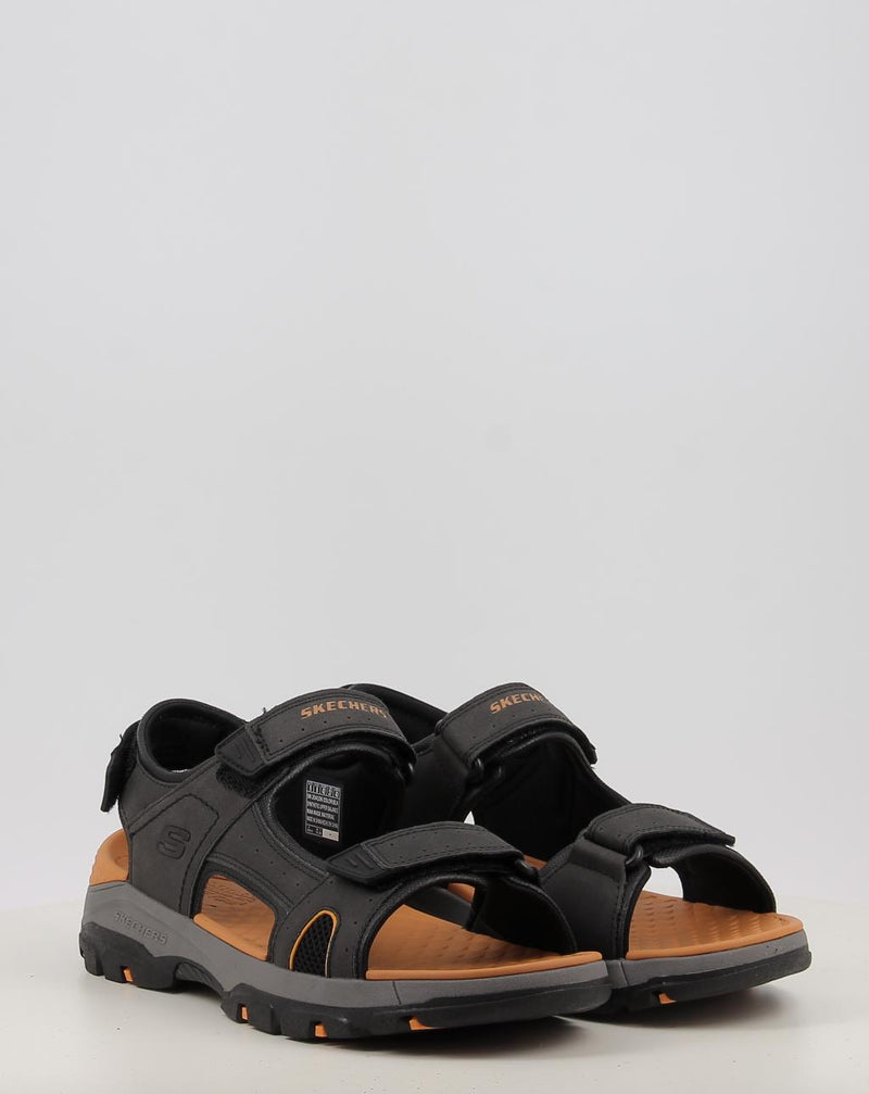 Sandalen SKECHERS RELAXED FIT: TRESMEN - HIRANO 204106 schwarz