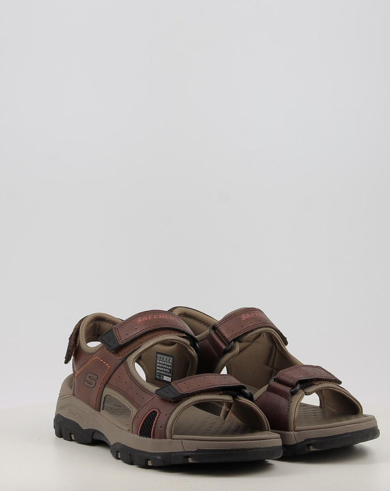 Sandalen SKECHERS RELAXED FIT: TRESMEN - HIRANO 204106 braun