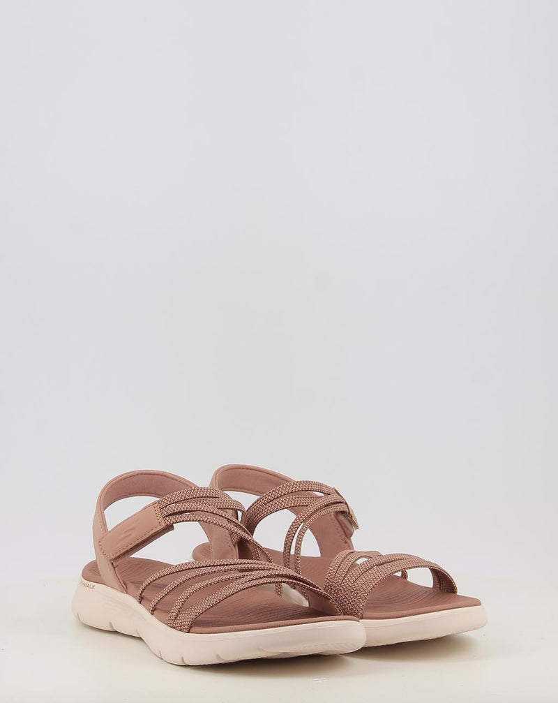 Sandalen SKECHERS GO WALK FLEX SANDAL - EMMA 141473 braun