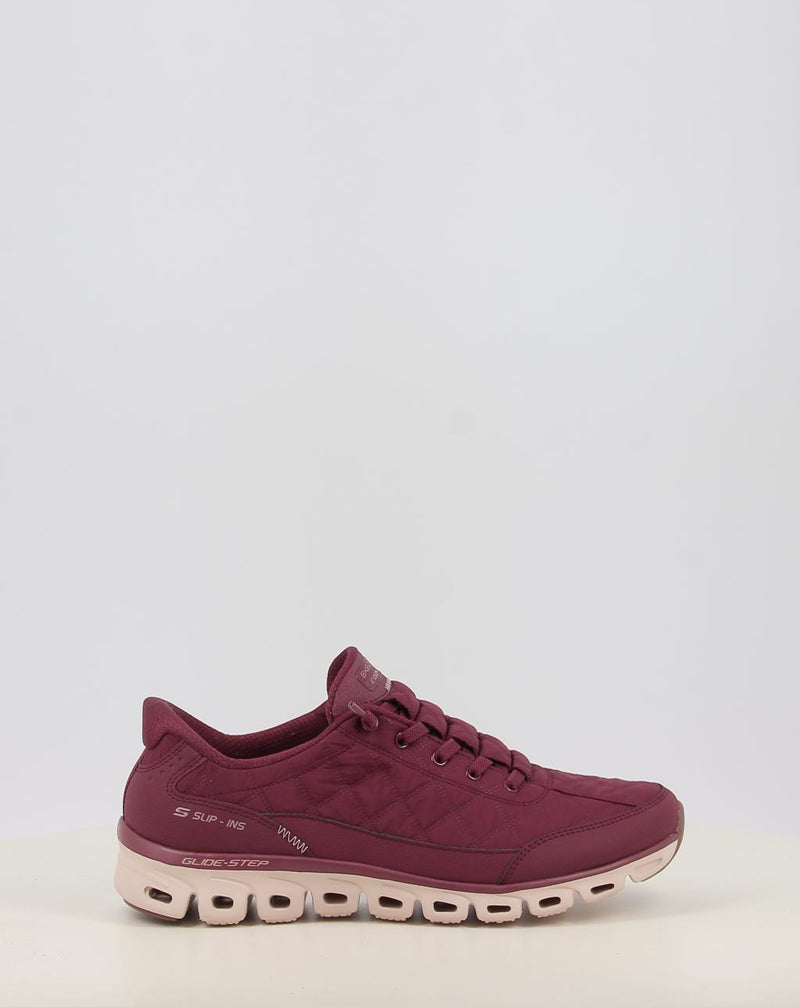 SKECHERS SLIP-INS: GLIDE-STEP - COZY FIT Sneaker granatrot