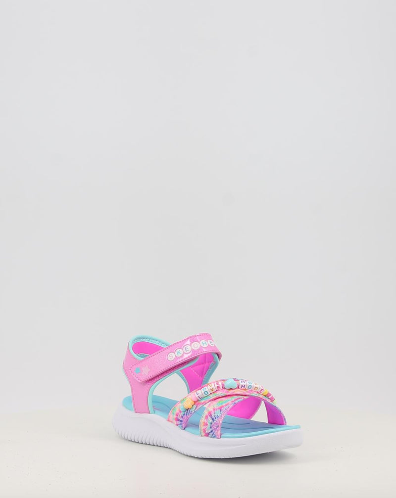 Sandalen SKECHERS JUMPSTERS SANDAL - TIE DYE BFFS 303045L rosa