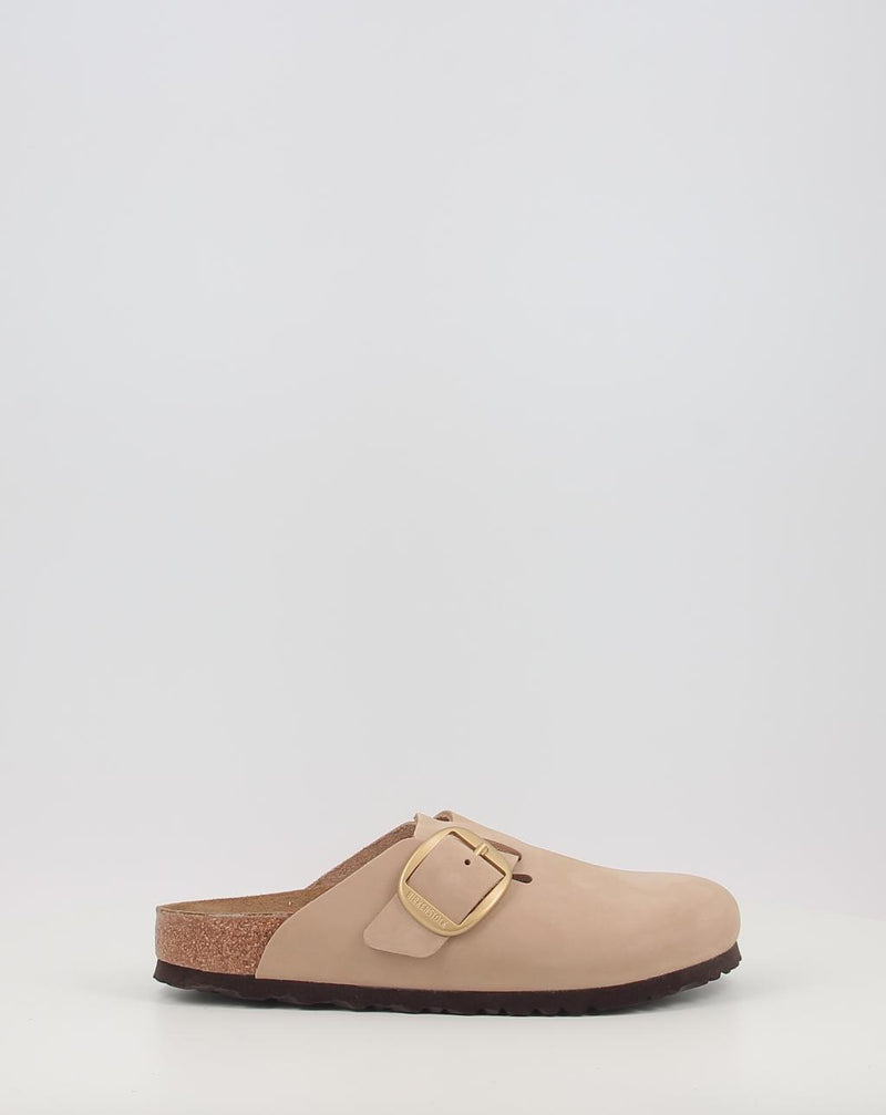 Clogs BIRKENSTOCK Boston Big Buckle LENB Sandcastle sand