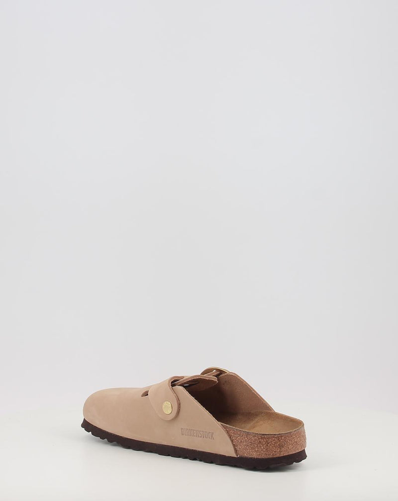 Clogs BIRKENSTOCK Boston Big Buckle LENB Sandcastle sand