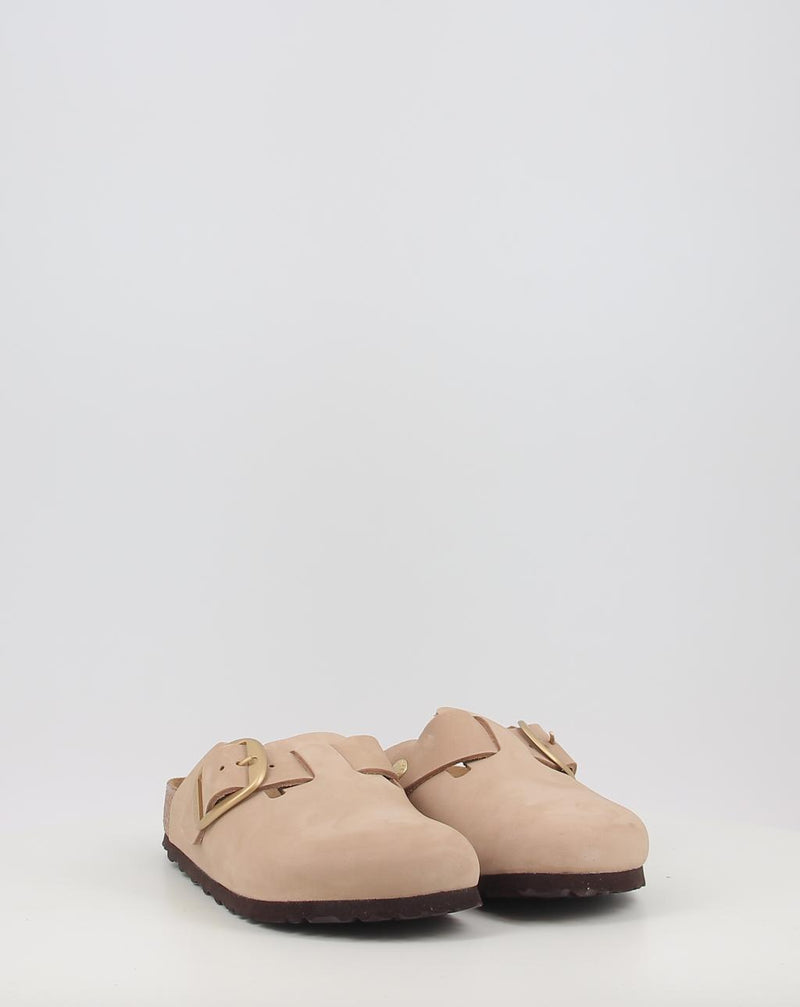 Clogs BIRKENSTOCK Boston Big Buckle LENB Sandcastle sand