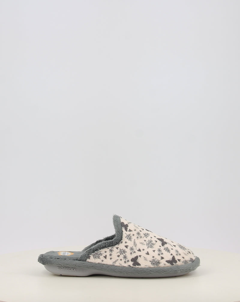 Zapatillas de Casa BIO RELAX BRISA 4502 gris